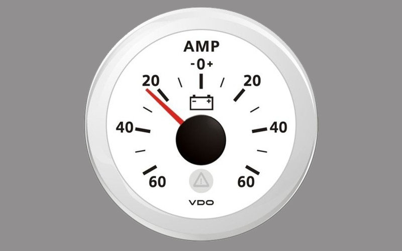 Marine Ammeter Gauge 60Amp